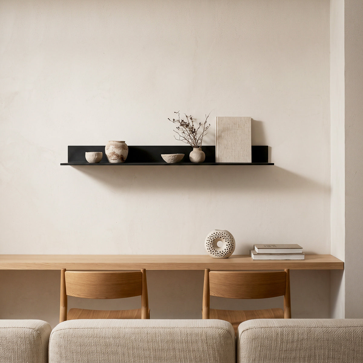 Aluminum Wall Mounted Floating Display Shelf