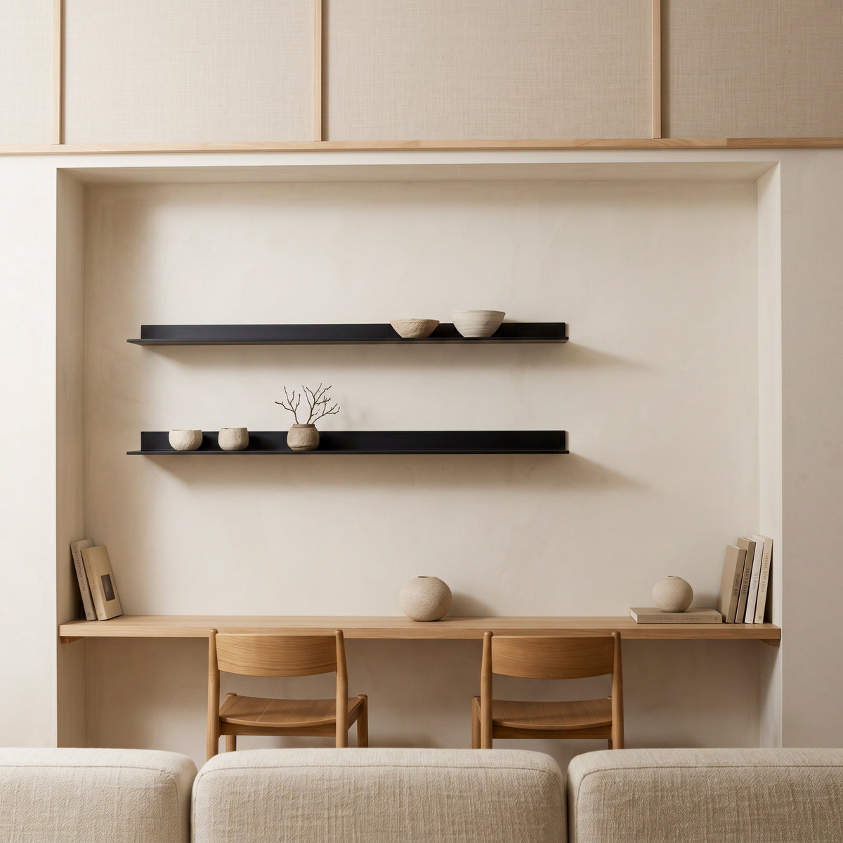 Aluminum Wall Mounted Floating Display Shelf