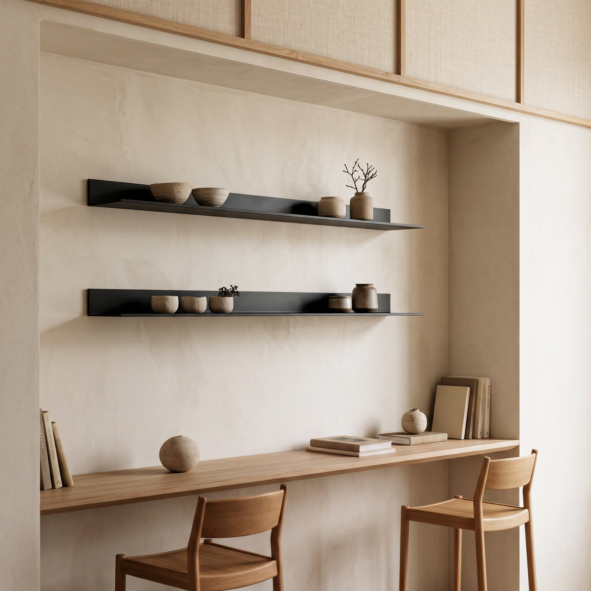 Aluminum Wall Mounted Floating Display Shelf