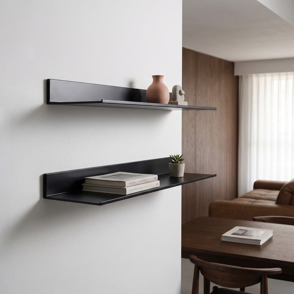 Aluminum Wall Mounted Floating Display Shelf