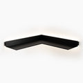 L-Shaped LED Aluminum Floating Shelf Inward