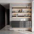 LED Aluminum Floating Shelf