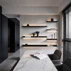 LED Aluminum Floating Shelf